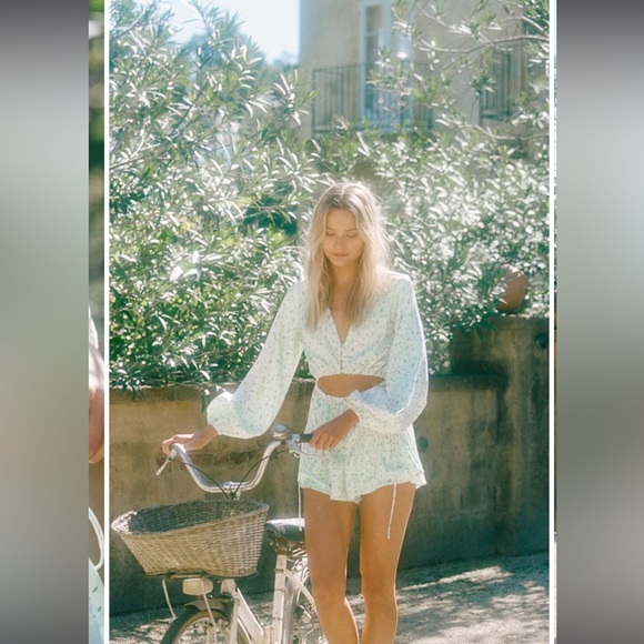 Sabo skirt Luxe Silky Jayna playsuit romper size medium - Picture 10 of 10